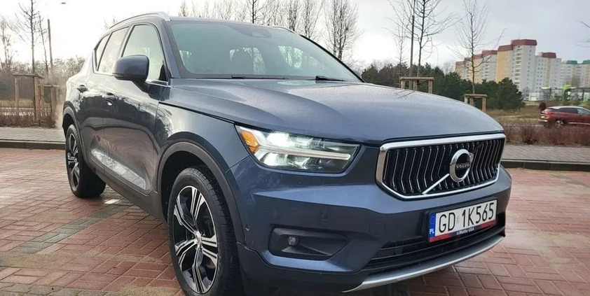 Volvo XC 40 cena 102500 przebieg: 175000, rok produkcji 2019 z Gdańsk małe 79